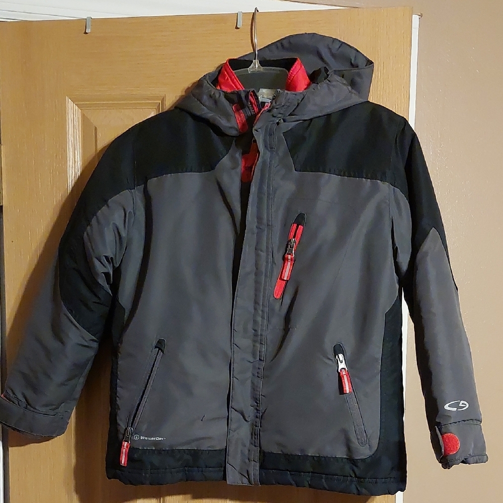 Black and Red Champion Jacket